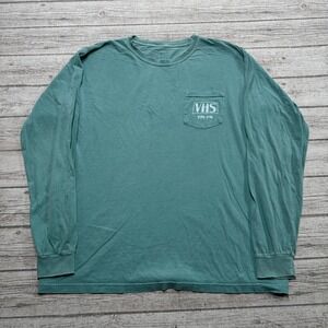 Thomas Rhett Shirt Men's L Green Very Hot Summer Tour 2019 Long Sleeve Skater